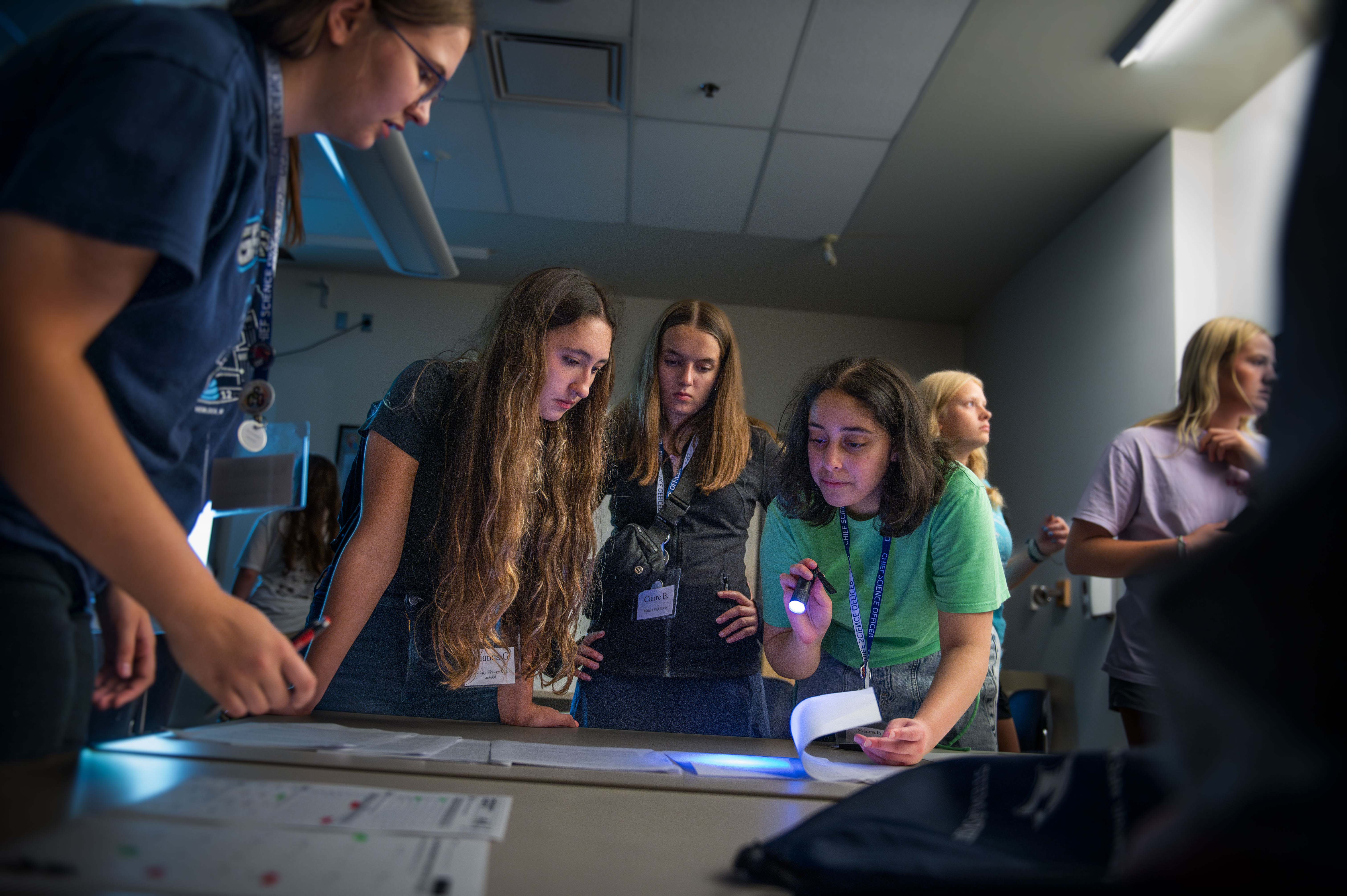 Chief Science Officer Students at Leadership Training Institute Engage in an Activity